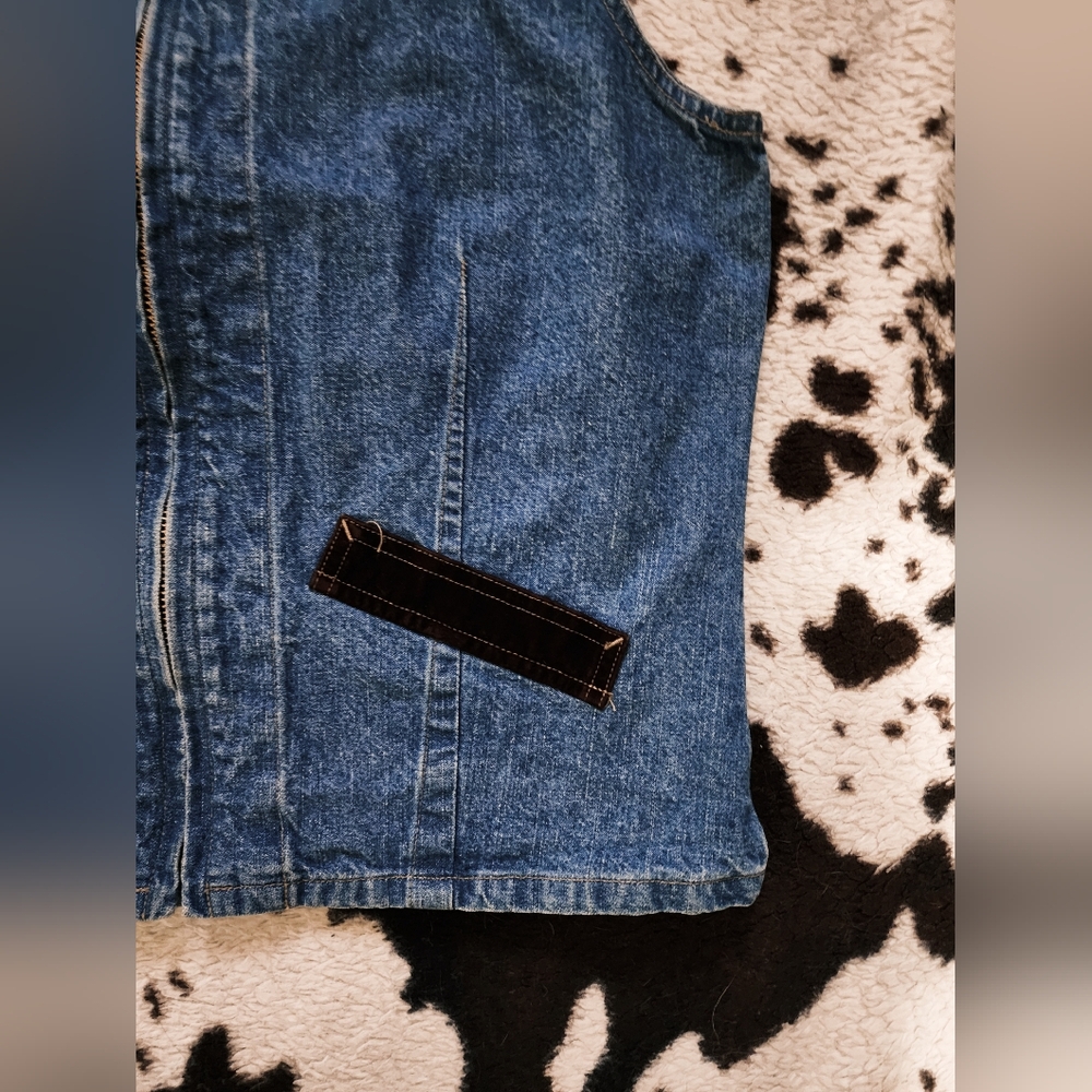 "CHEROKEE" WOMEN'S 80'S/90'S VEST - BLUE - Picture 2 of 4
